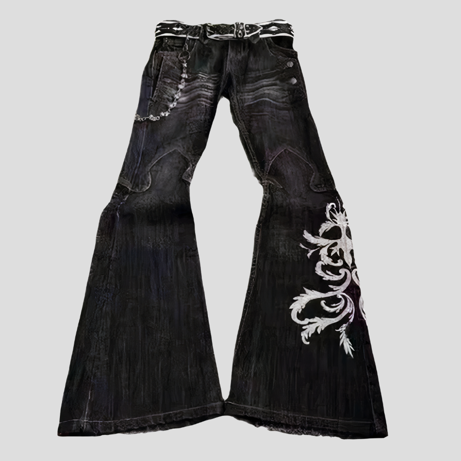 Women's Vintage Grunge Rock Pants | Gotyka